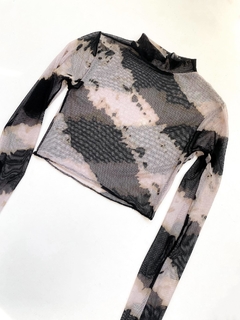 TOP POLERA TUL BATIK