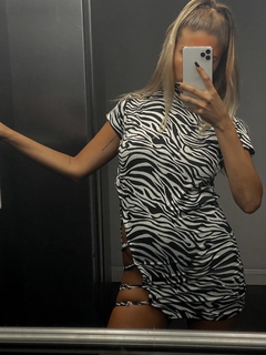 VESTIDO TIRAS REGULABLES CEBRA en internet