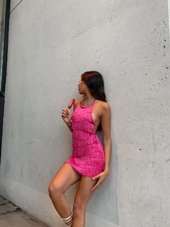VESTIDO MINI FLECOS