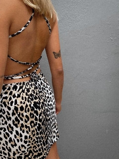 VESTIDO CRUZ RECTO ANIMAL PRINT en internet