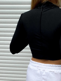 TOP POLERA COSTURAS M/L LYCRA - tienda online