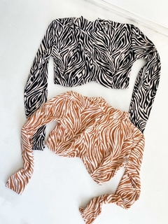 TOP FORMA M/L AFELPADA CEBRA - tienda online