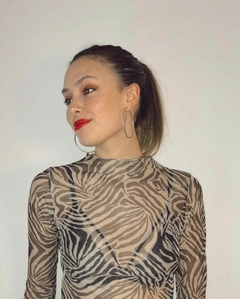TOP JIMENA M/L TUL CEBRA en internet