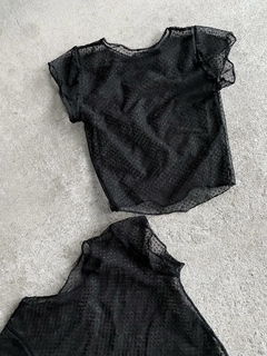TOP JIMENA M/C TUL LUNARES - comprar online