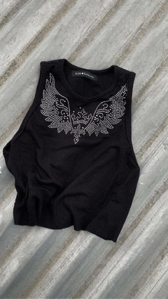 Imagen de MUSCULOSA BASIC STRASS QUEEN