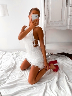 VESTIDO MINI FLECOS en internet