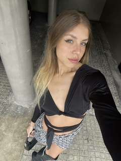MINI FRUNCE COSTADO FG LYCRA - Flor Gagliani Mayorista