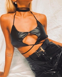 TOP ESTRELLA CUERO