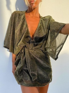 VESTIDO BATA LUREX - tienda online