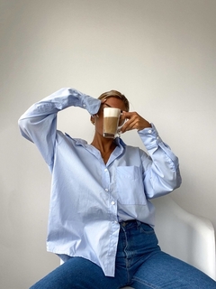 CAMISA OVERSIZE POPLIN - tienda online