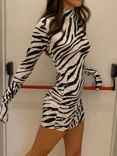 VESTIDO MALLORCA M/L CEBRA