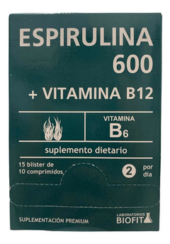 Espirulina 600 + Vitamina B12