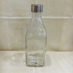 Botella de Vidrio Cuadrada