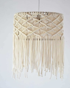 Lámpara Macramé rombos