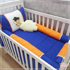 Imagem do Kit de Berço Dragon Ball Z - Baby Goku Azul