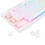 Teclado Gamer Redragon Shiva Branco RGB na internet