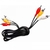 Cabo AV 3X3 RCA 3M Reforçado