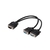 Cabo Y VGA DB15M X 2 VGA DB15F