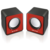 Caixa de Som 2.0 3W RMS Vermelha USB SP197 Multilaser