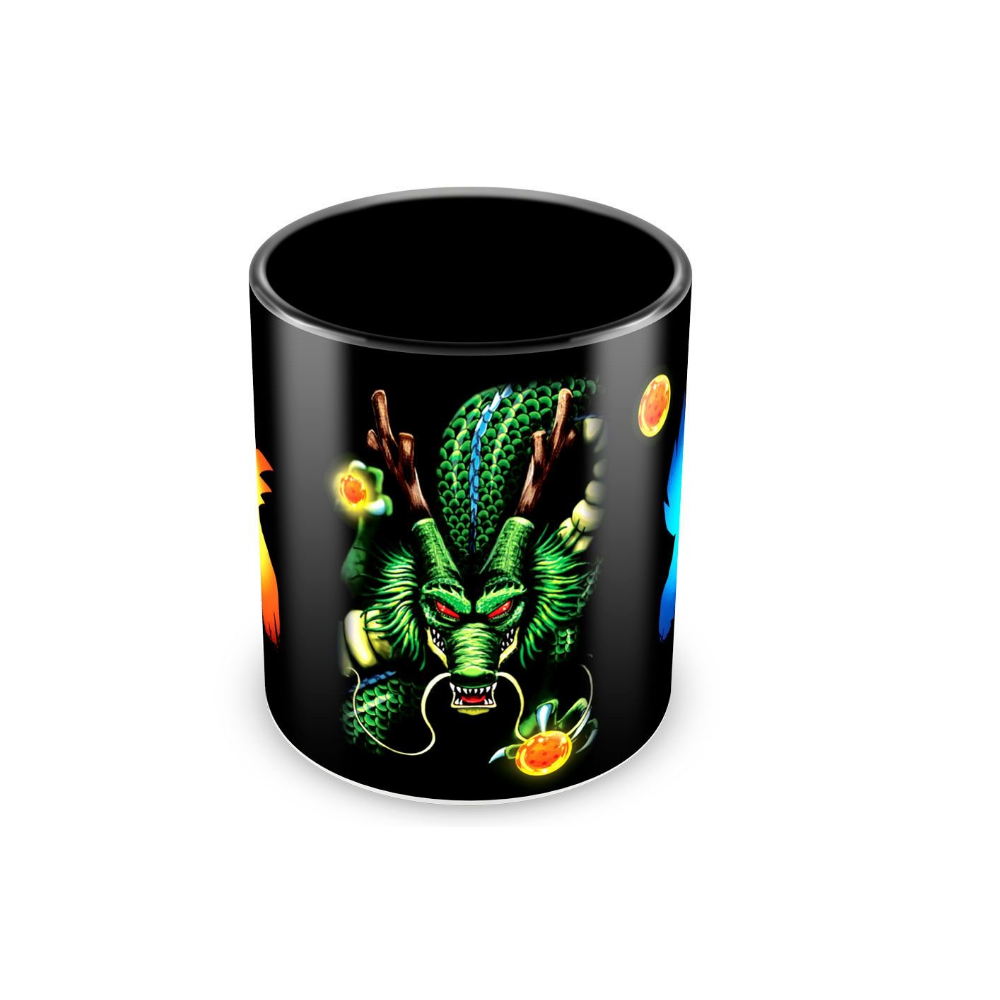 Arte para Caneca Dragon Ball Shenlong e as Esferas do Dragão