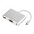 Conversor Iphone 5/6/7 X HDMI/VGA Áudio