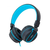 Headset Neon HS106 Preto/Azul P3 OEX