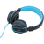 Headset Neon HS106 Preto/Azul P3 OEX - comprar online
