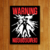 Placa Decorativa Warning Demogorgon