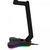 Suporte para Headset Vickers Preto LED RGB ForTrek