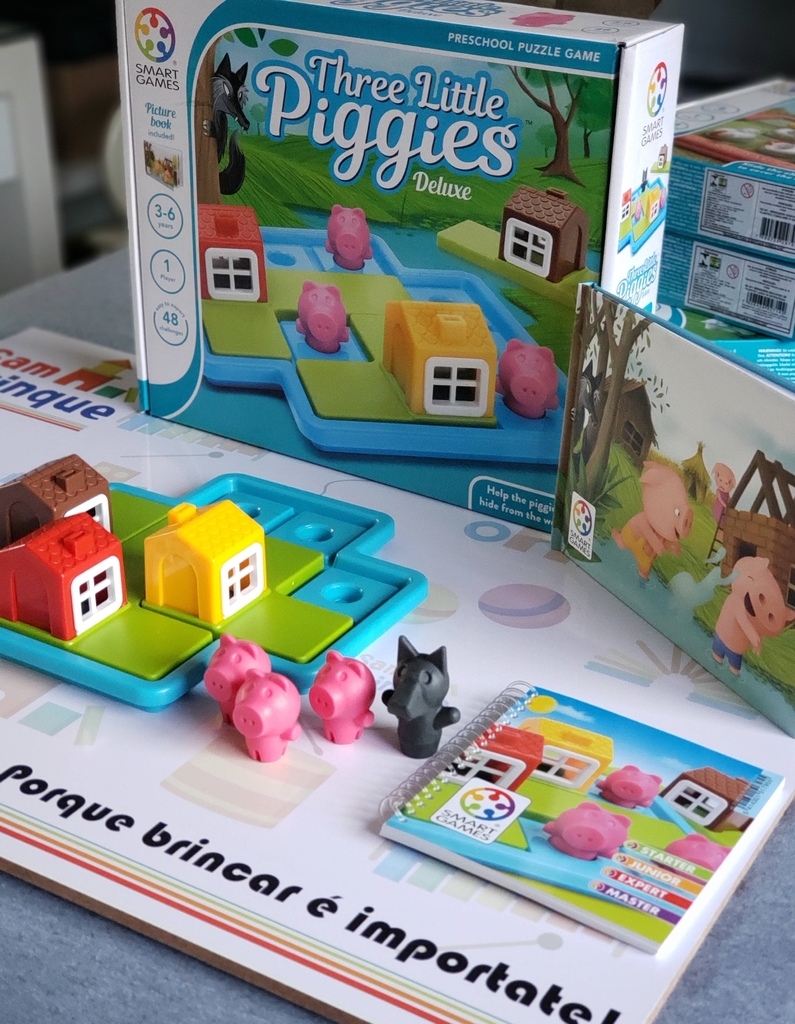 Jogo de Puzzle Os Três Porquinhos - Tutete