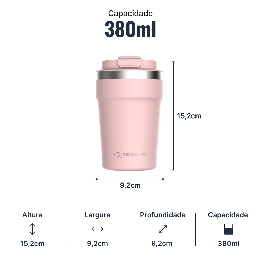 Copo termico Uniq 380ml Termolar 