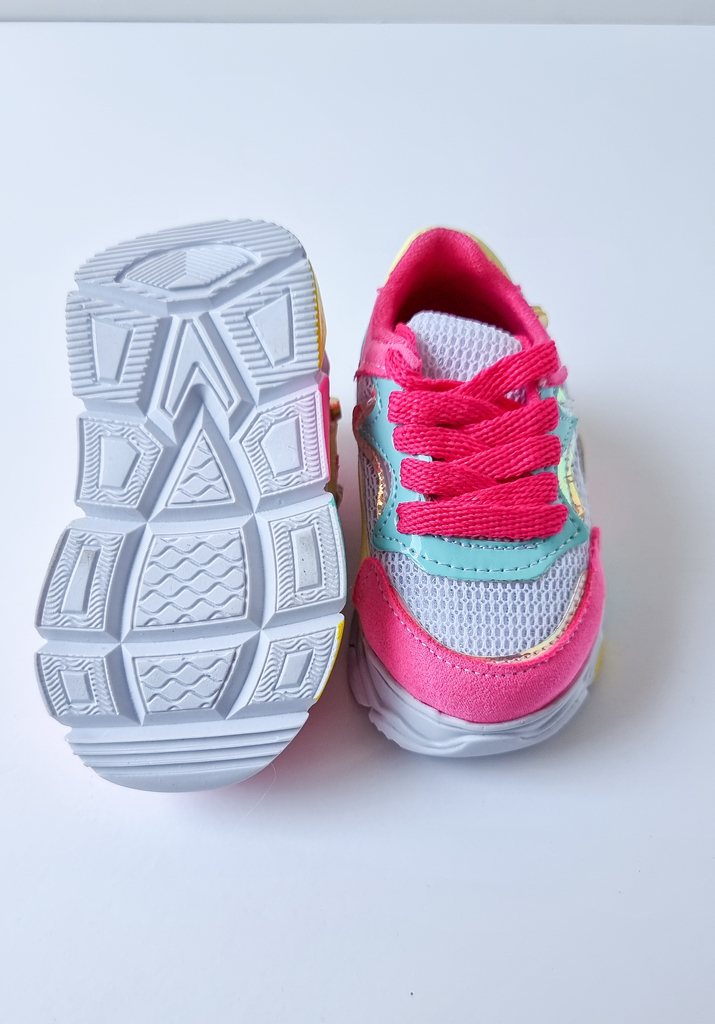 Tenis chunky rosa neón - Comprar en Peke \u0026 Pekas