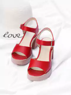 SANDALIAS LARA RED