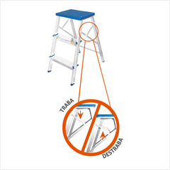 Escalera de Aluminio Banqueta - comprar online