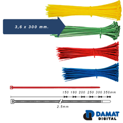 Precintos intermedios 3,6mm. x 100 u. - tienda online