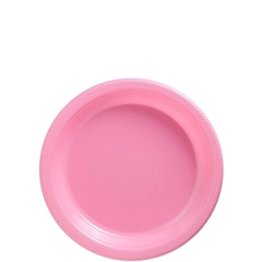 Plato pastelero color rosa
