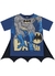 Camiseta meia malha brilha no escuro com capa Batman - comprar online
