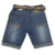 Bermuda jeans masculina com cinto - comprar online
