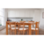 Mesa de 1.60 a 2.20 Paraiso Laqueada + 8 Sillas Vienna tapizadas - comprar online