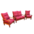 Juego de Living doble Tablero + 8 Almohadones