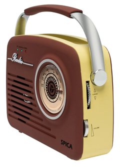 Radio Vintage Portatil Spica - tienda online
