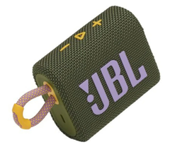 Parlante JBL Go 3 portátil con bluetooth green