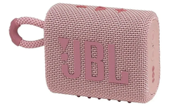 Parlante JBL Go 3 portátil con bluetooth pink