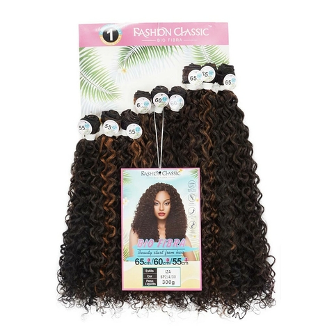 Cabelo Cacheado Orgânico Bio Fibra Lindona 300gr Cor Sp2/4/30