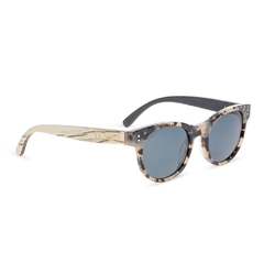 Gafas de Sol Marco de Acetato Zebra y Patas de Madera - comprar online