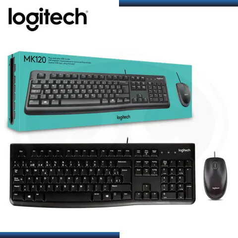 Teclado + Mouse MK120 Logitech
