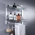 Organizador doble ba?o aluminio - comprar online