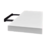 Estante flotante de 120x25 BLANCO