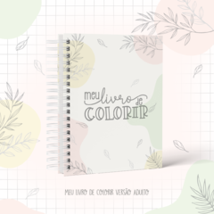 Livro de colorir adulto - Janoca Papelaria Criativa