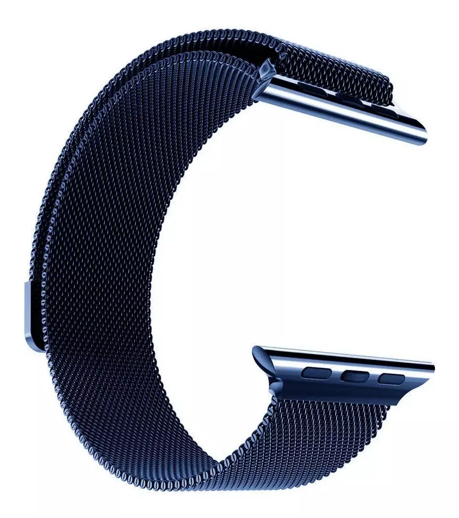 pulseira milanese azul